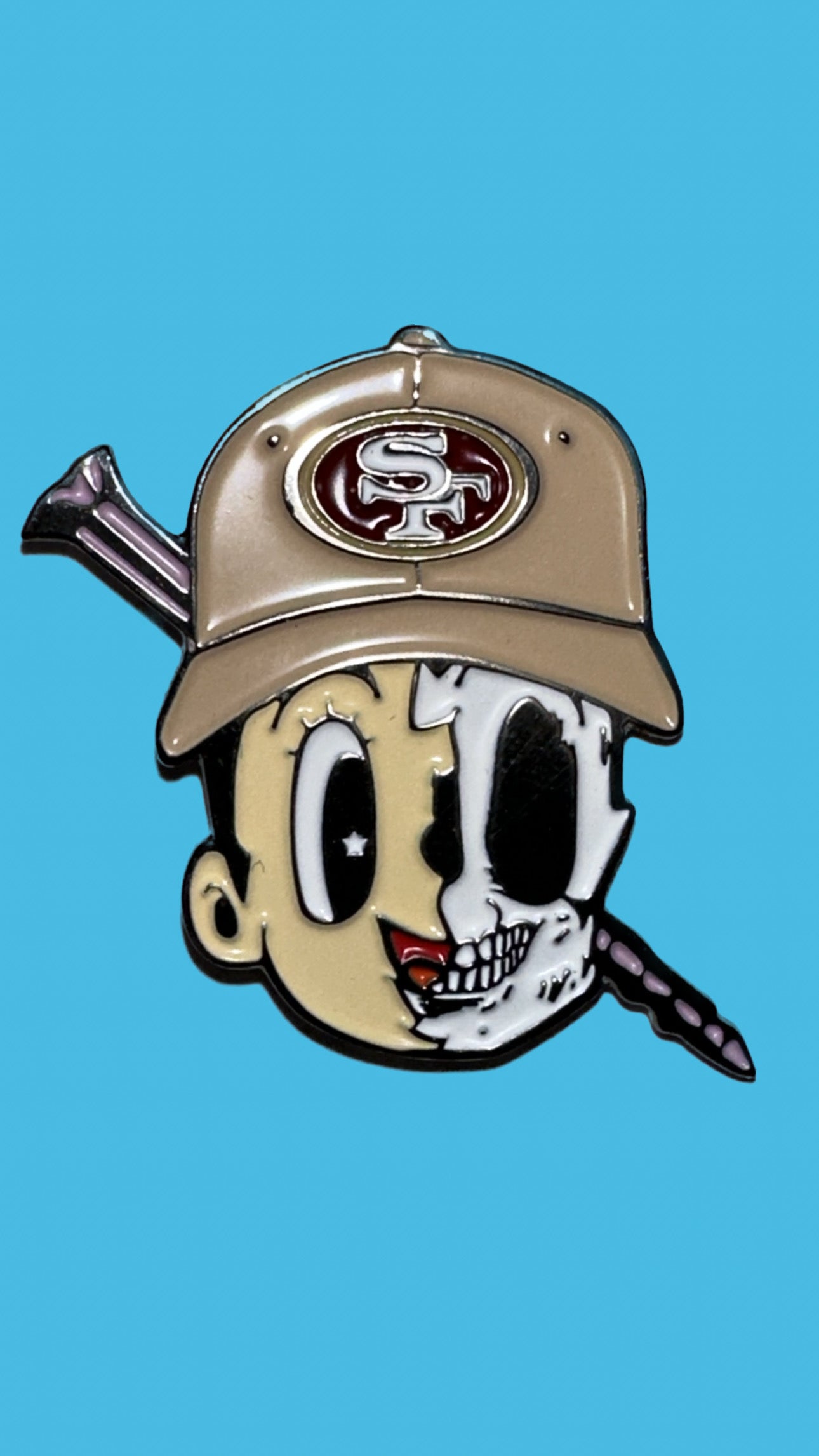 49ers Skull – PINS2ICY